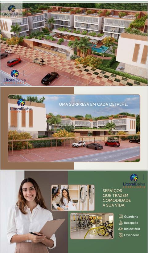 Apartamento à venda em Camaçari, Guarajuba (Monte Gordo), com 2 suítes, com 70 m²